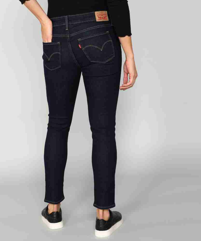LEVI'S 711 Skinny Women Blue Jeans - Buy LEVI'S 711 Skinny Women