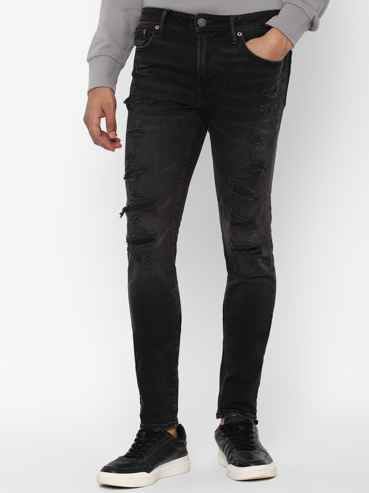 American Eagle Skinny Men Black Jeans - Buy American Eagle Skinny Men Black  Jeans Online at Best Prices in India | Flipkart.com