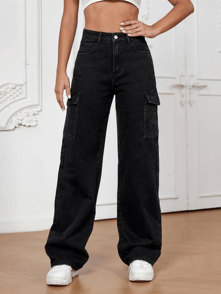 Baggy Jeans,WOMEN LATEST CARGO TROUSERS BY SKG