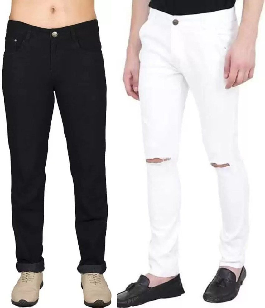 White jeans flipkart on sale
