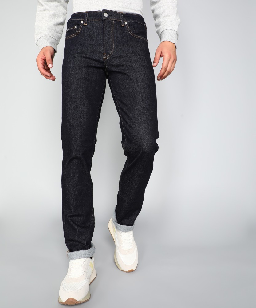 Calvin Klein Jeans Regular Men Dark Blue Jeans Buy Calvin Klein Jeans Regular Men Dark Blue Jeans Online at Best Prices in India Flipkart