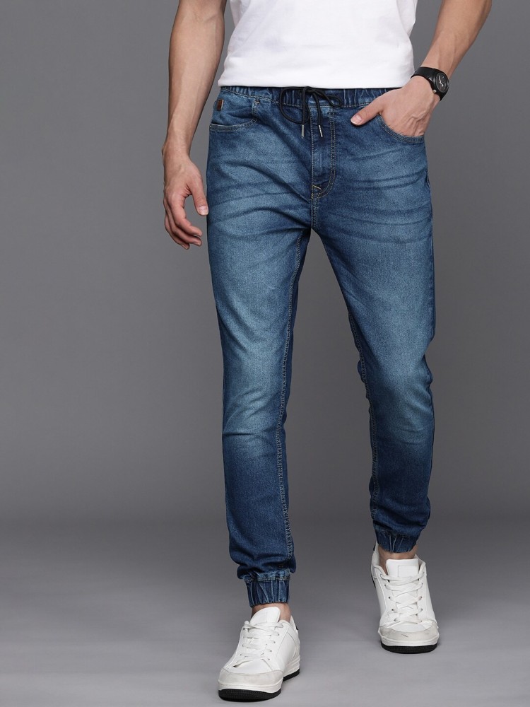 WROGN Jogger Fit Men Blue Jeans Buy WROGN Jogger Fit Men Blue