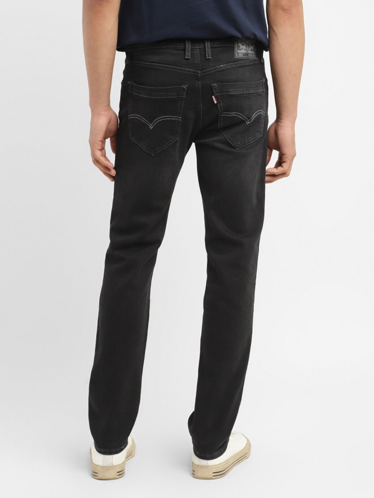 Mens black cheap levi jeans