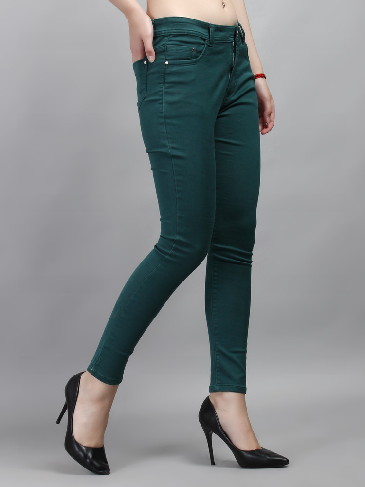 Dark green 2025 colour jeans