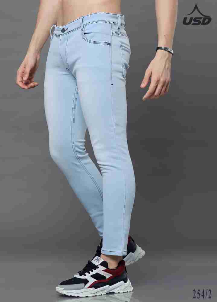 USD Slim Men Light Blue Jeans Buy USD Slim Men Light Blue Jeans Online at Best Prices in India Flipkart