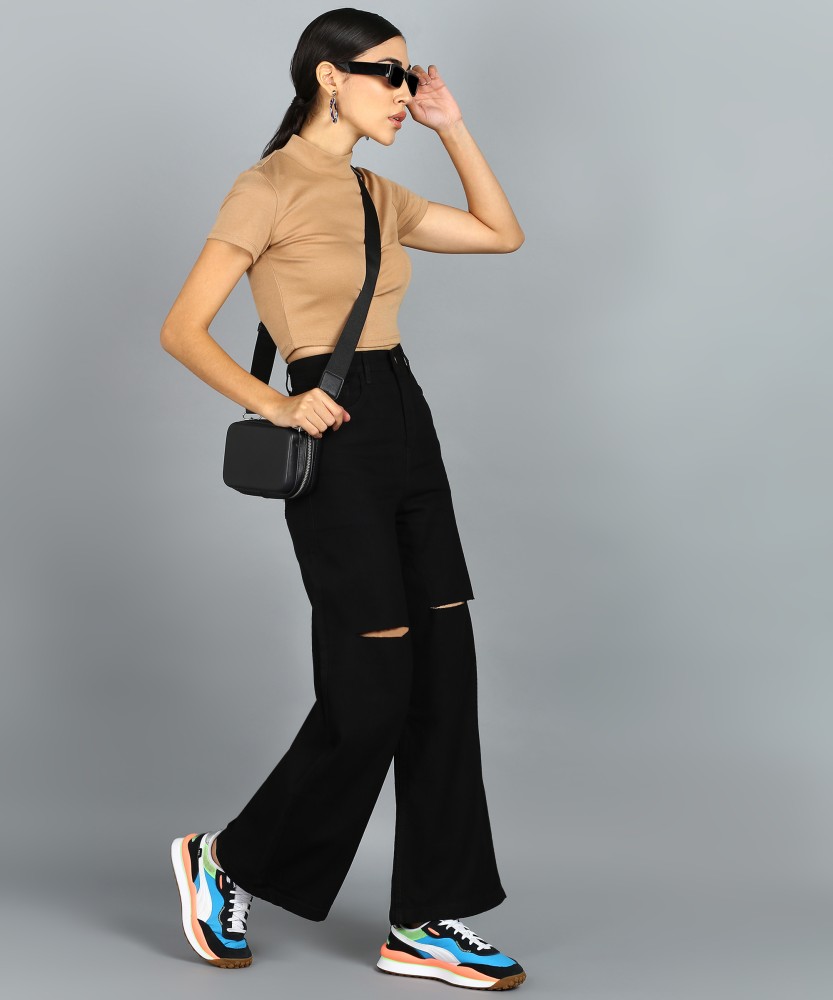 Buy Black Jeans & Jeggings for Women by URBANO FASHION Online