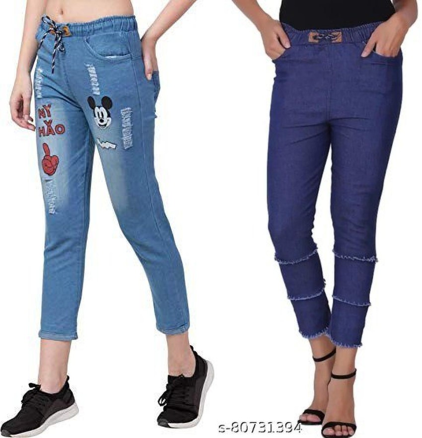 NEHA FASHION Jogger Fit Girls Blue Jeans - Buy NEHA FASHION Jogger Fit Girls  Blue Jeans Online at Best Prices in India