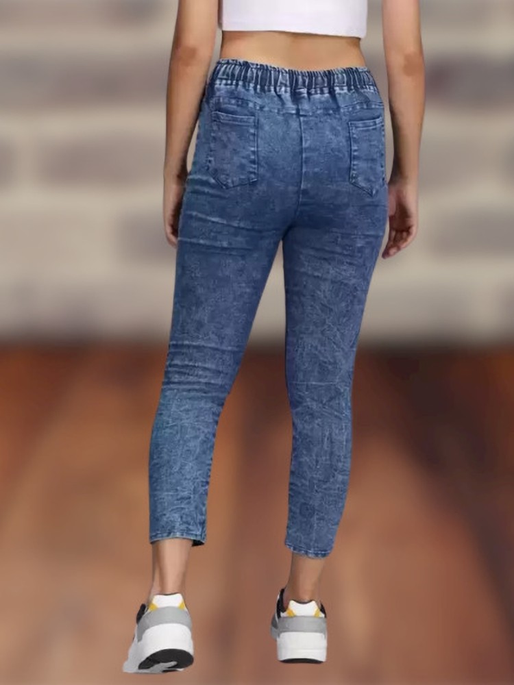 TIPKOO Jogger Fit Women Blue Jeans - Buy TIPKOO Jogger Fit Women Blue Jeans  Online at Best Prices in India