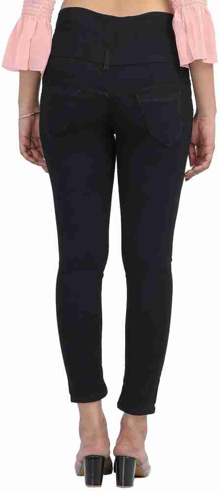 Plus91 Skinny Women Black Jeans