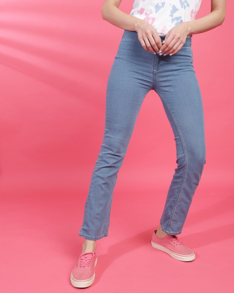 Freehand Boot-Leg Women Light Blue Jeans - Buy Freehand Boot-Leg Women  Light Blue Jeans Online at Best Prices in India