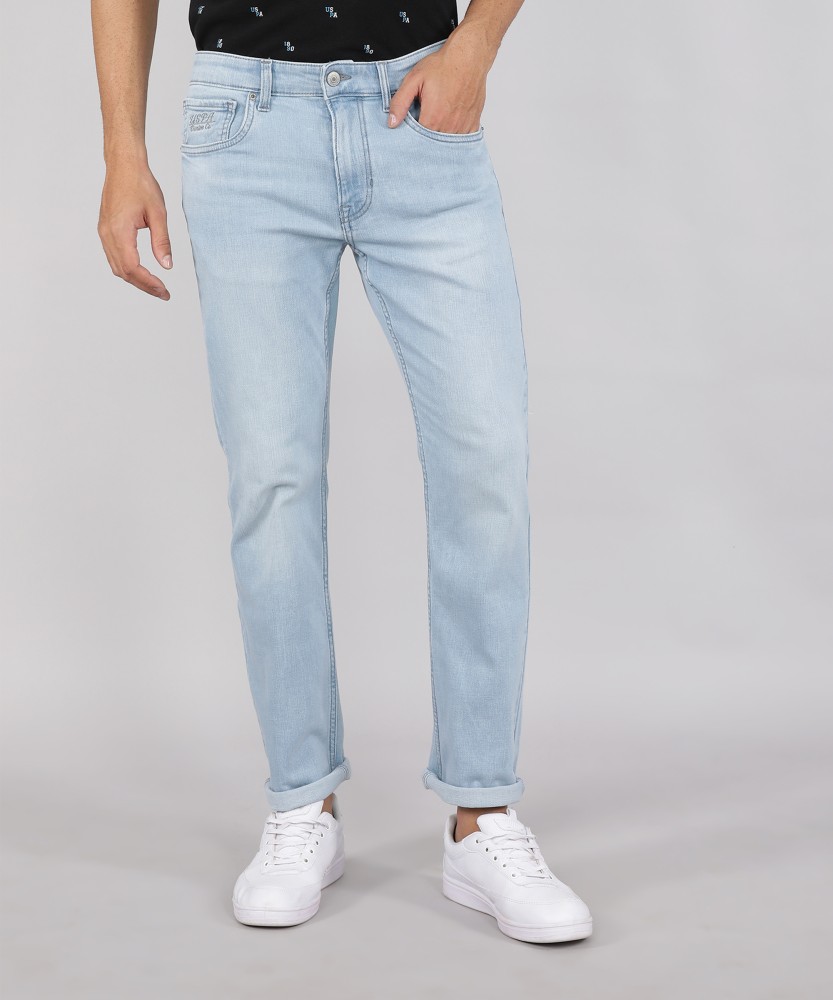 U.S. Polo Assn. Denim Co. Slim Men Blue Jeans - Buy U.S. Polo Assn. Denim  Co. Slim Men Blue Jeans Online at Best Prices in India