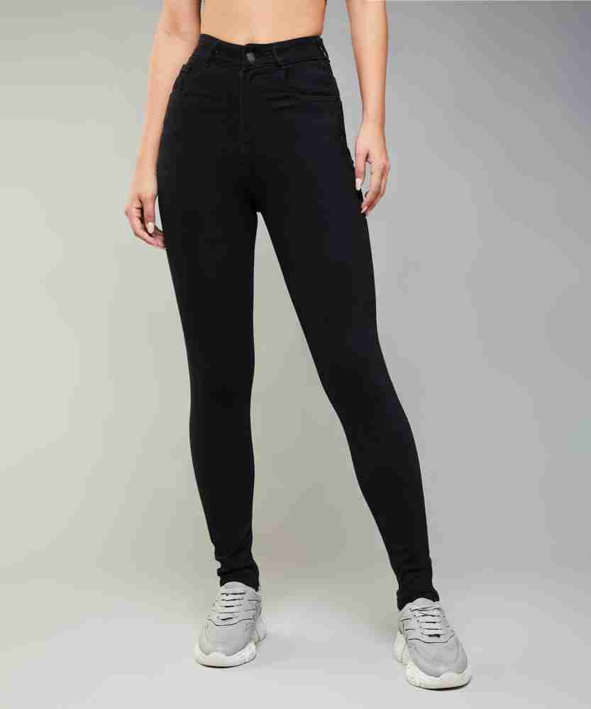 DOLCE CRUDO Skinny Women Black Jeans - Buy DOLCE CRUDO Skinny Women Black Jeans  Online at Best Prices in India