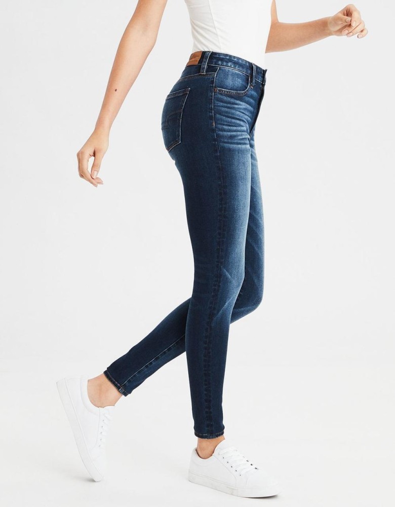 American Eagle Skinny Women Dark Blue Jeans - Buy American Eagle Skinny  Women Dark Blue Jeans Online at Best Prices in India