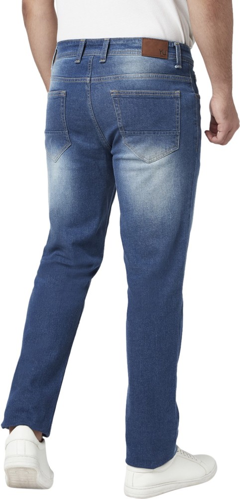 YU by Pantaloons Slim Men Blue Jeans - Buy YU by Pantaloons Slim Men Blue  Jeans Online at Best Prices in India