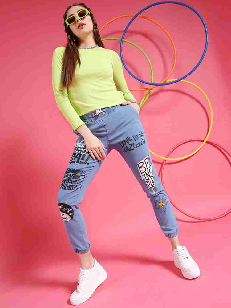 Buy Hot Pink Jeans & Jeggings for Women by FREEHAND Online