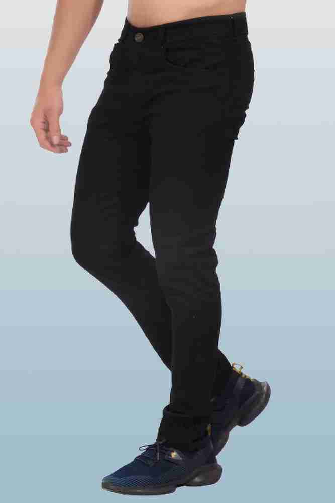 Black jeans with white hot sale line