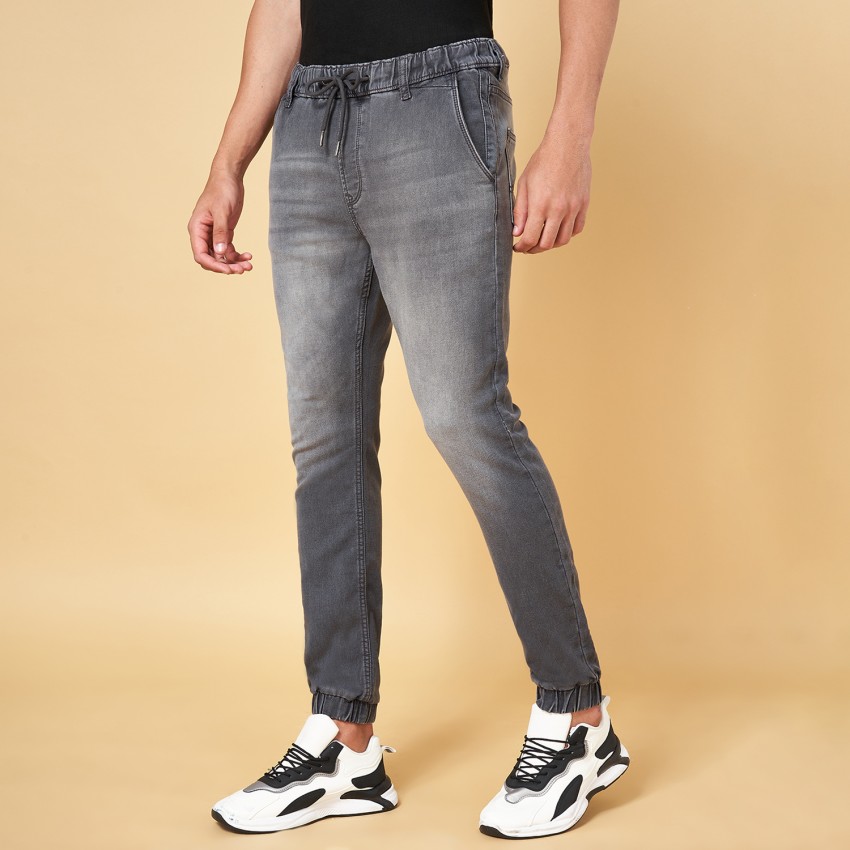 SF Jeans by Pantaloons Jogger Fit Men Dark Grey Jeans - Buy SF Jeans by  Pantaloons Jogger Fit Men Dark Grey Jeans Online at Best Prices in India