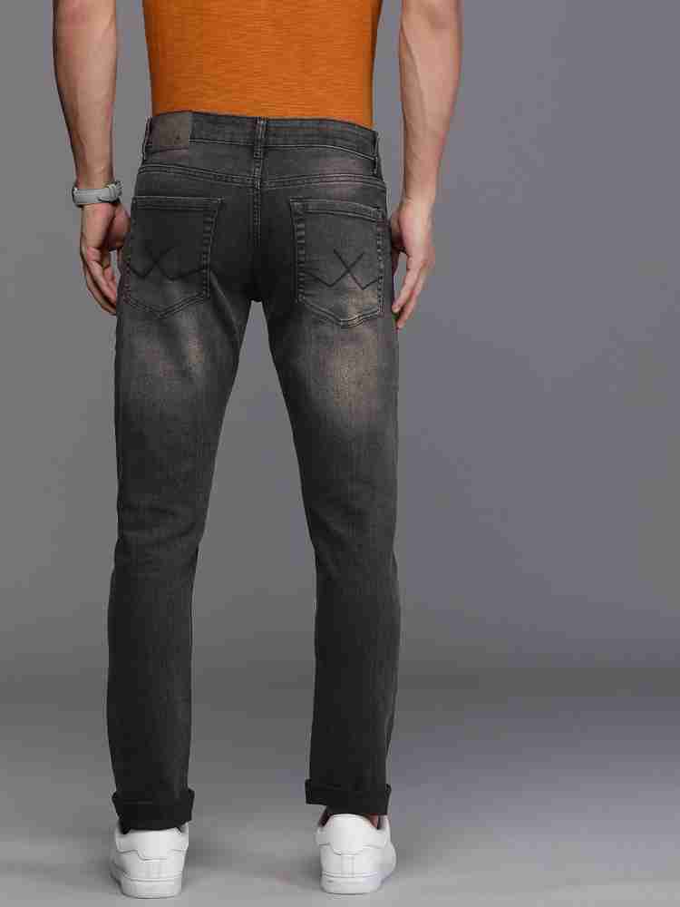 WROGN Slim Men Dark Grey Jeans - Buy WROGN Slim Men Dark Grey