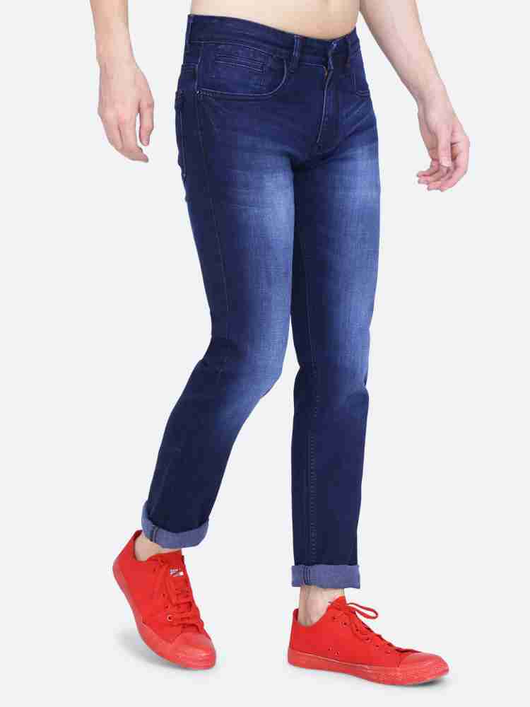 New Purple Brand Jeans With Tag High Street Denim Pants Male Slim