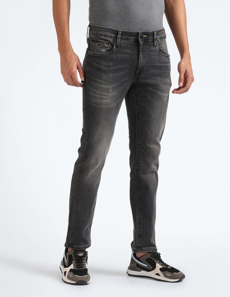 Buy KEEP IT DEEP GREY STRAIGHT JEANS for Women Online in India