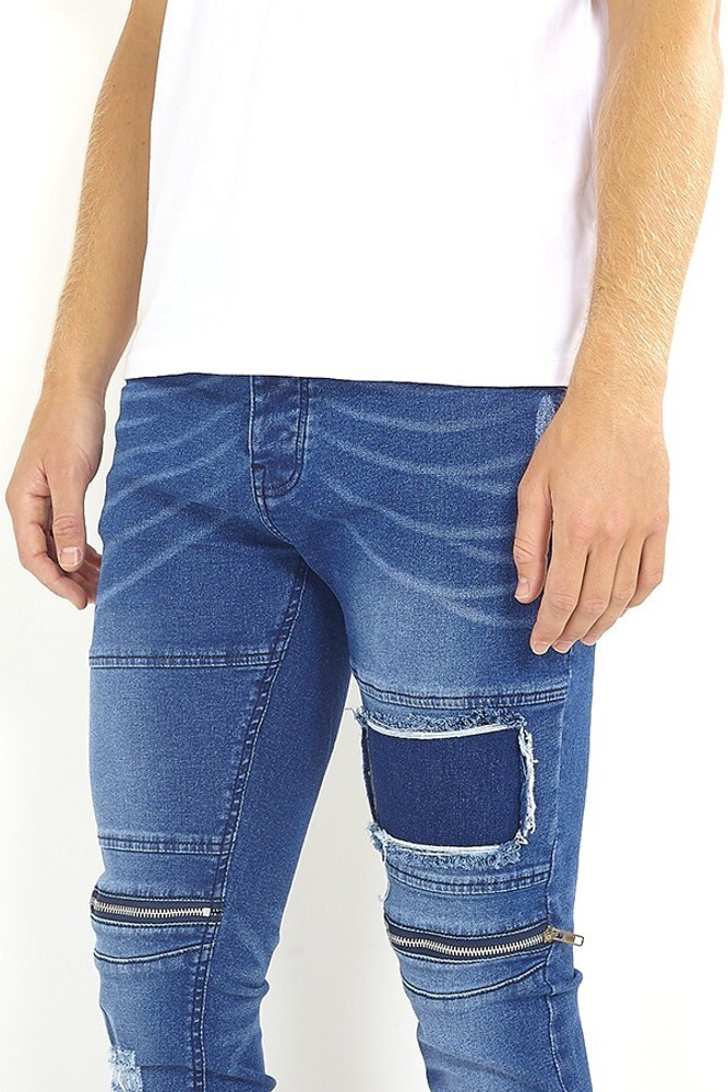Brave Soul Skinny Men Blue Jeans - Buy Brave Soul Skinny Men Blue 