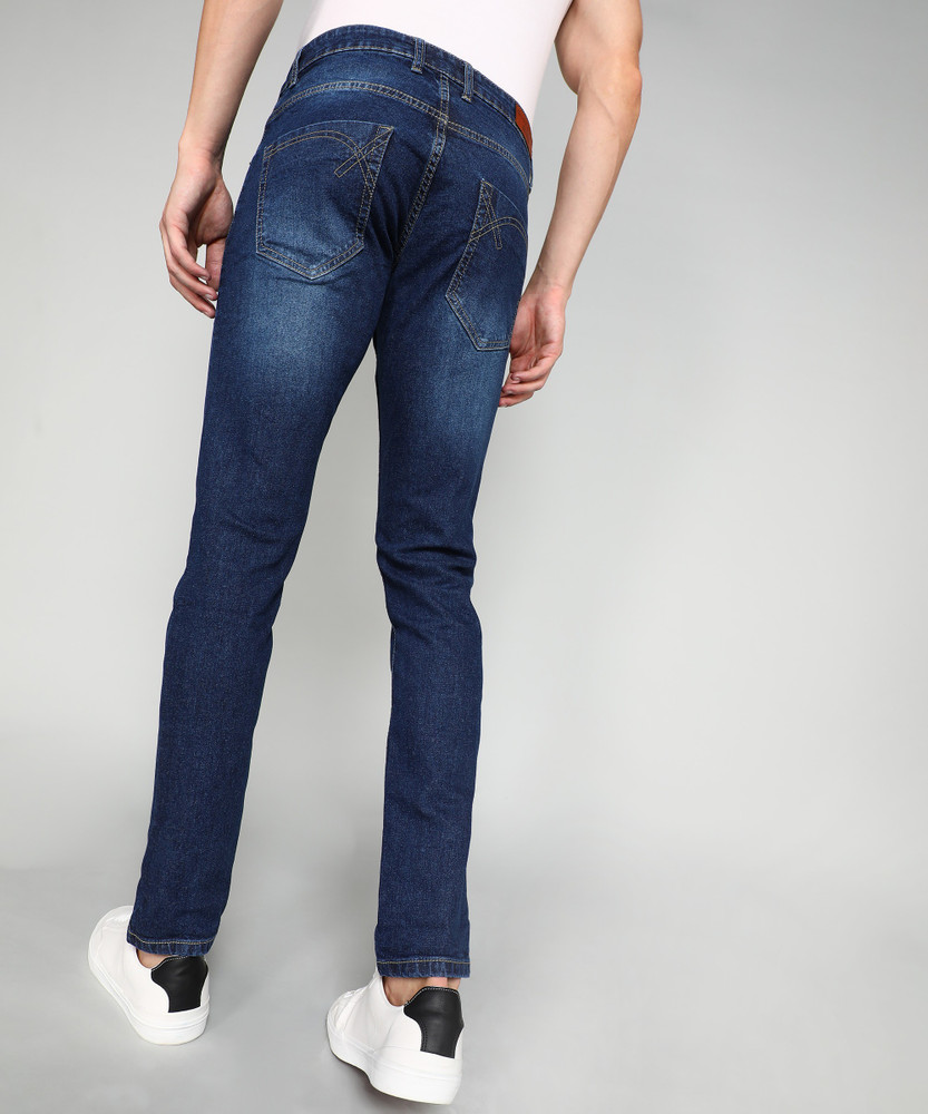 GIORDANO Slim Men Blue Jeans Buy GIORDANO Slim Men Blue Jeans
