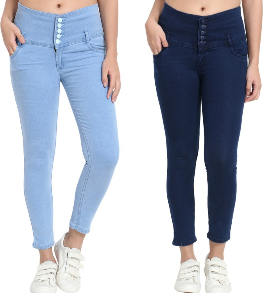 GRADELY Skinny Women Light Blue Jeans - Buy GRADELY Skinny Women Light Blue  Jeans Online at Best Prices in India