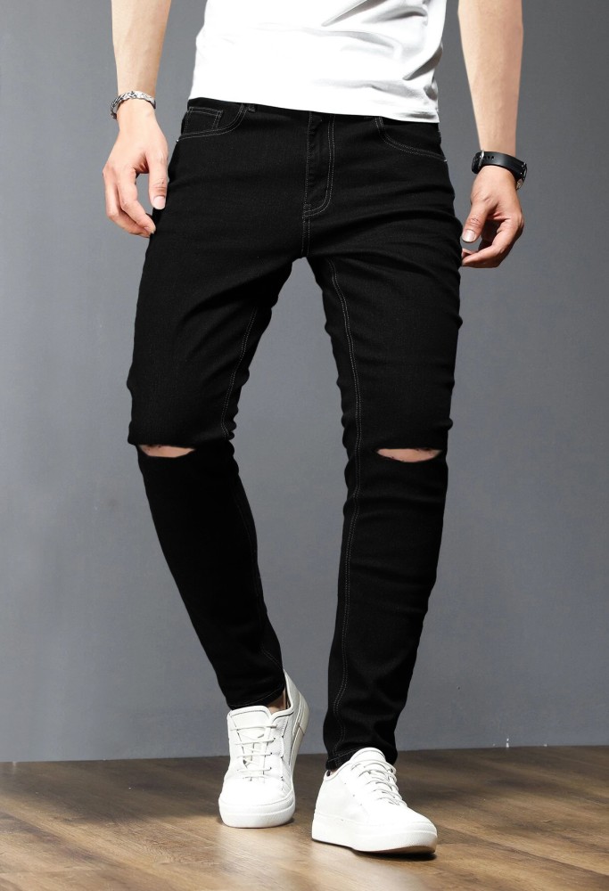 Vision - Ripped Black Jeans (Men)