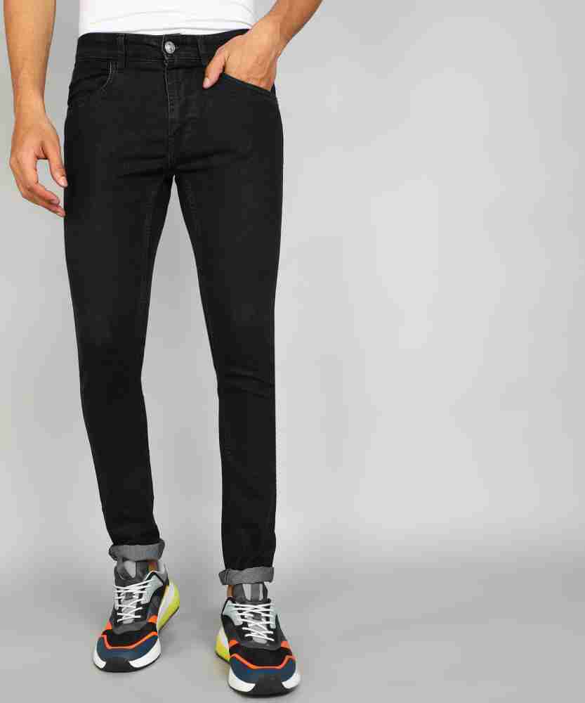 WROGN Slim Men Dark Grey Jeans - Buy WROGN Slim Men Dark Grey