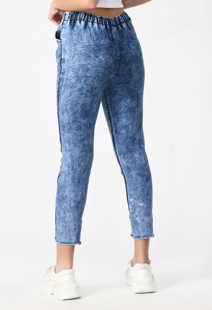 GORIYA Jogger Fit Women Blue Jeans - Buy GORIYA Jogger Fit Women Blue Jeans  Online at Best Prices in India