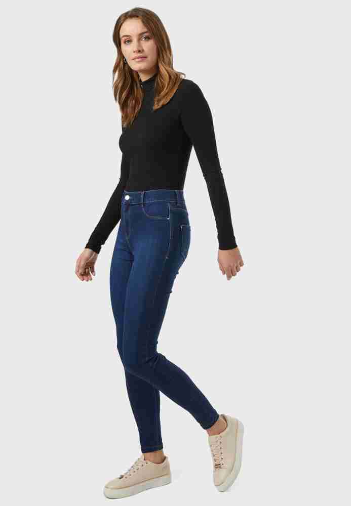 Stylefabs Skinny Women Dark Blue Jeans - Buy Stylefabs Skinny Women Dark  Blue Jeans Online at Best Prices in India