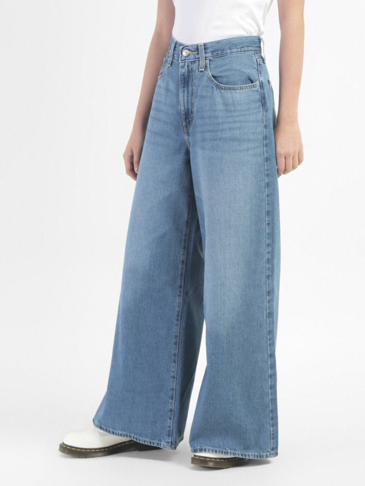 Xl Flood Women's Jeans - Medium Wash