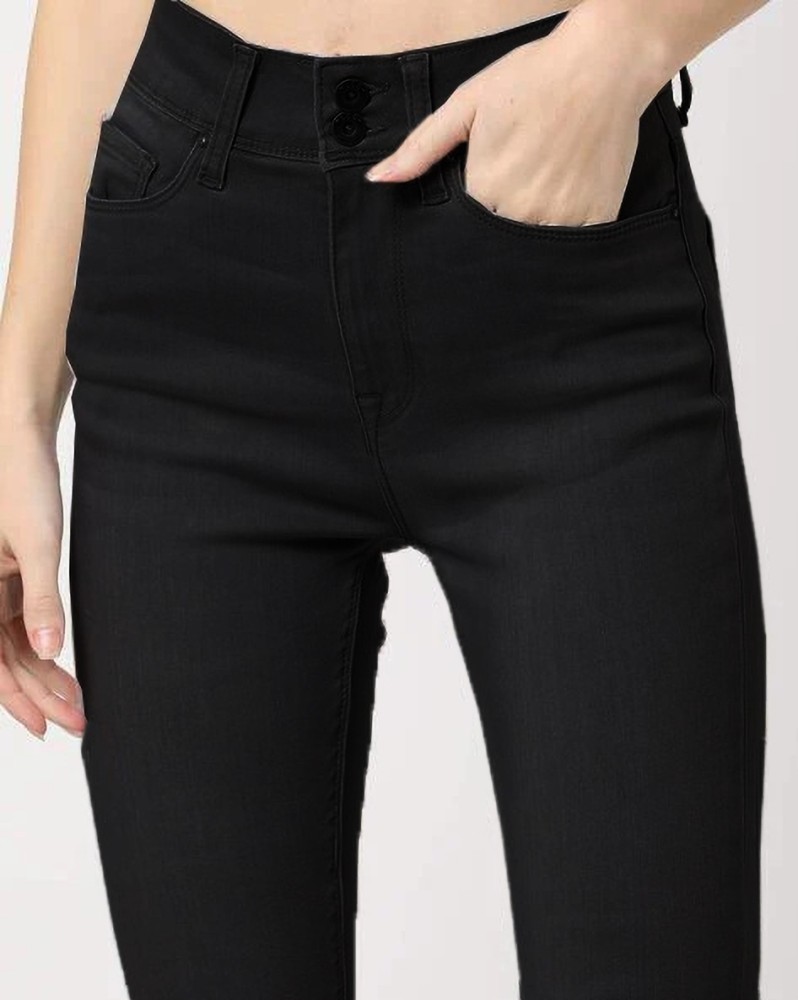 Stylefabs Skinny Women Black Jeans - Buy Stylefabs Skinny Women