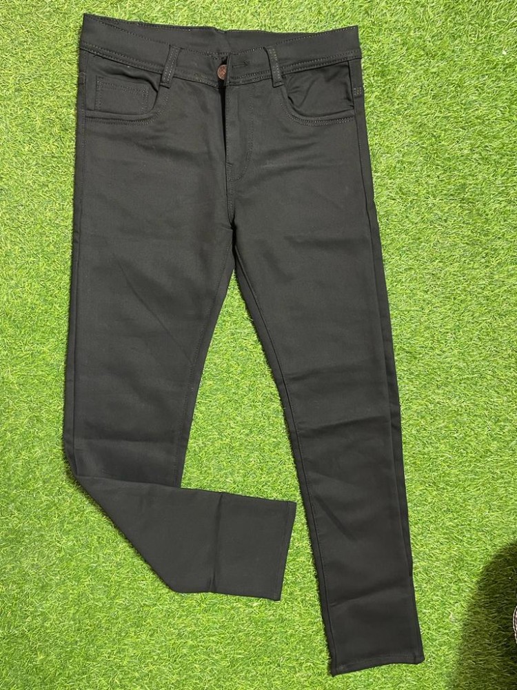 FOSEN Slim Men Black Jeans