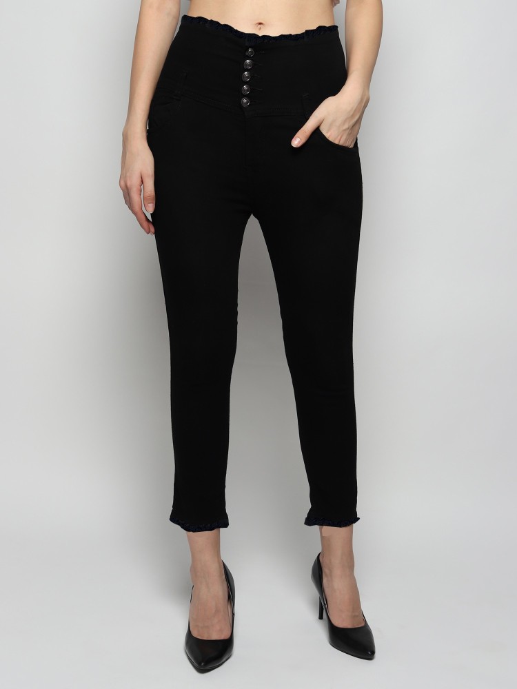 High Waist Black Jean