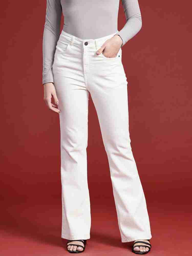 all about you Flared Women White Jeans - Buy all about you Flared