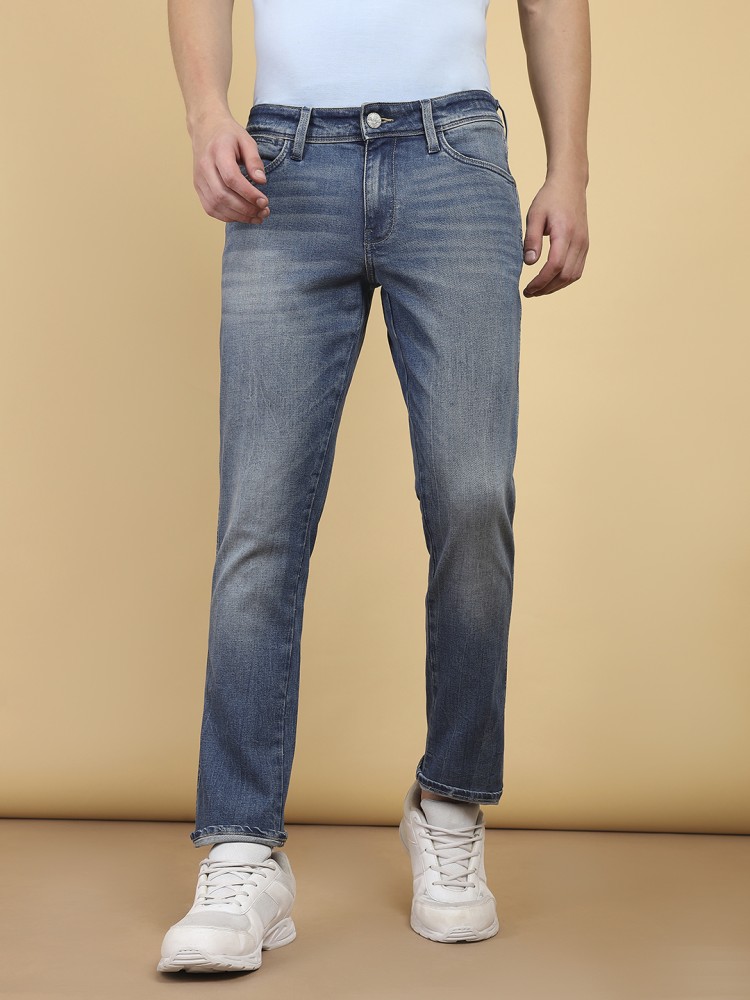 Buy Wrangler Slim Men Dark Blue Jeans Online at Best Prices in 