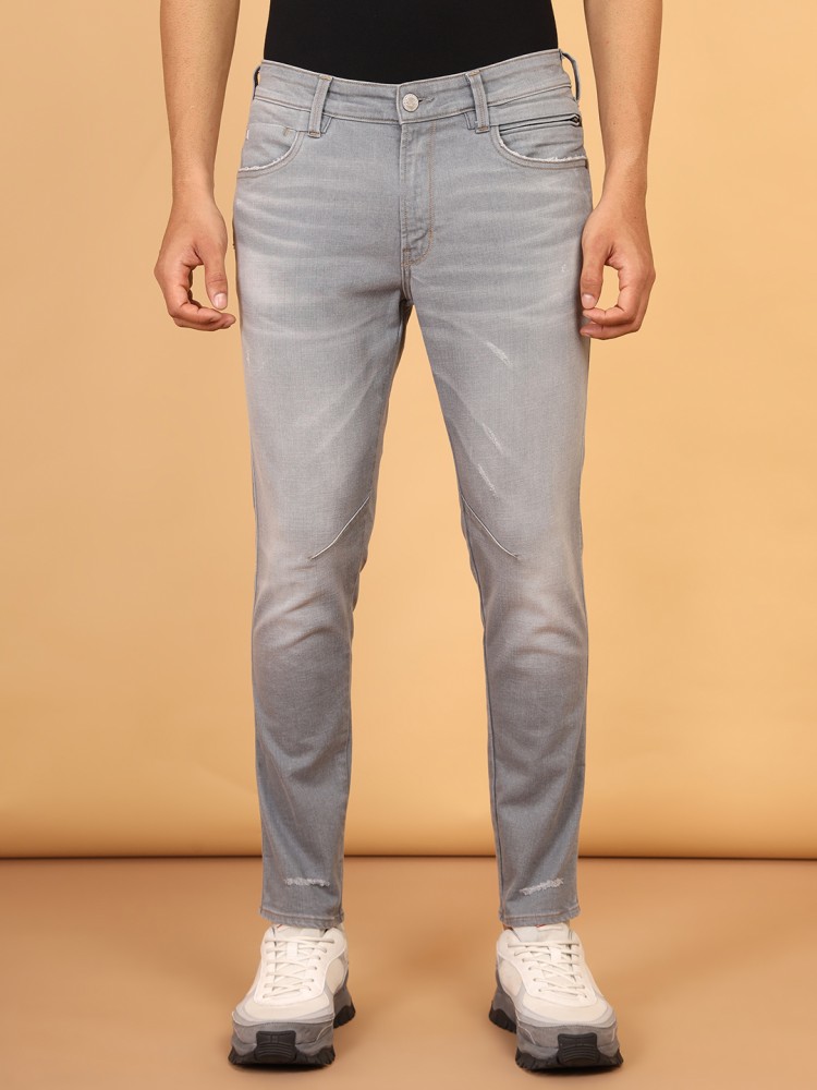 Wrangler Slim Men Grey Jeans - Buy Wrangler Slim Men Grey Jeans