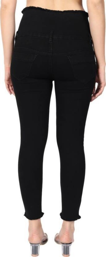 Plus91 Skinny Women Black Jeans