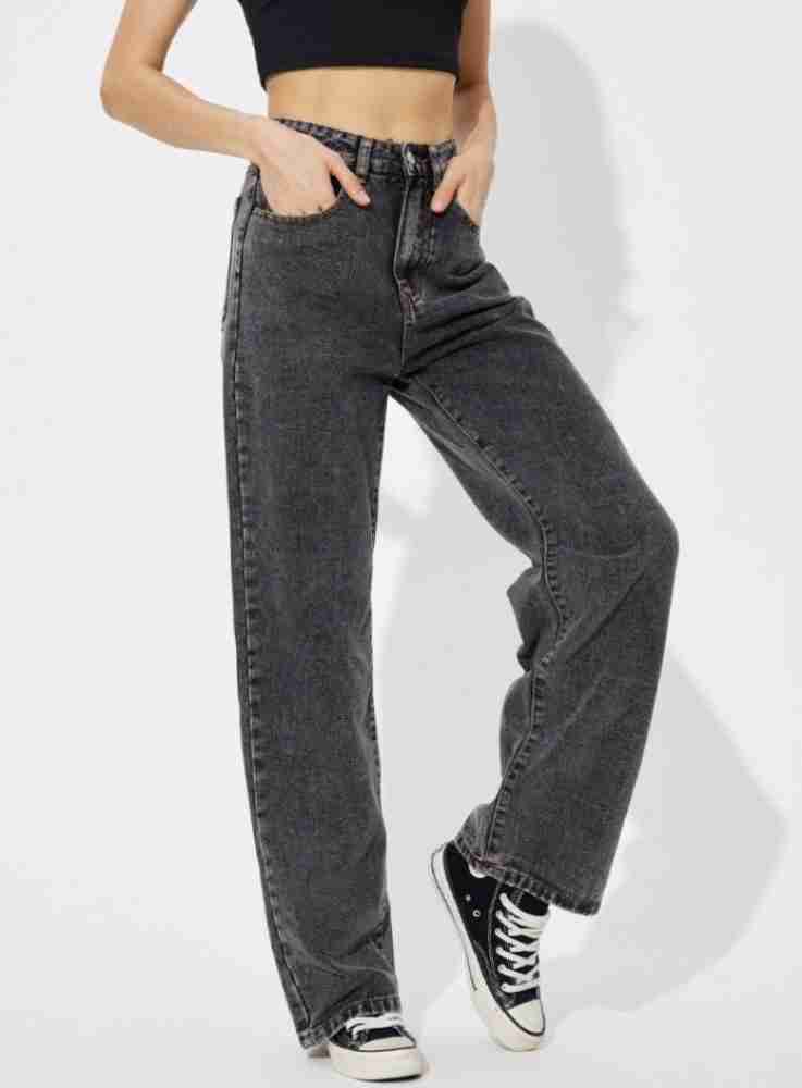 New Fashion Regular Women Dark Grey Jeans - Buy New Fashion