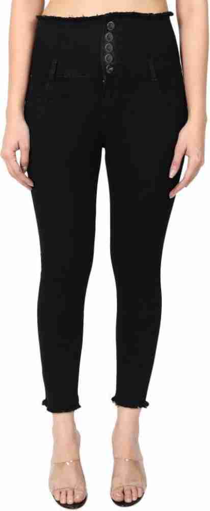 holy chic Skinny Women Black Jeans - Buy holy chic Skinny Women Black Jeans  Online at Best Prices in India