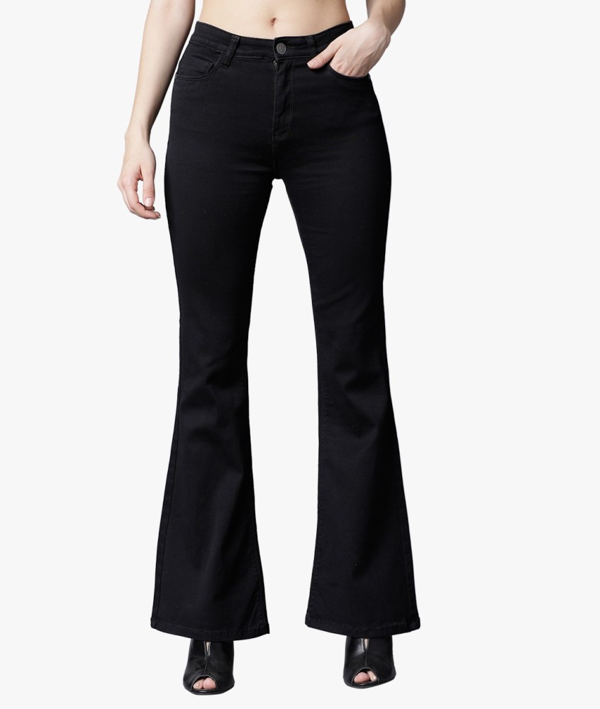 Black jeans  Bell Bottom pants  trousers Womens Fashion Bottoms Other  Bottoms on Carousell