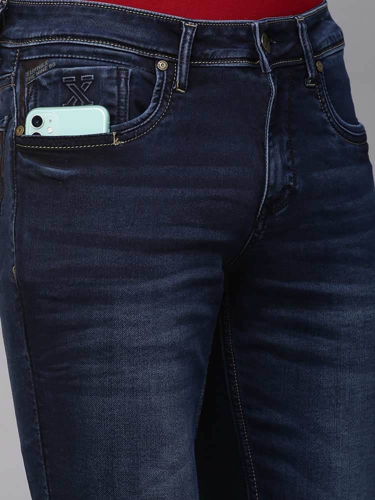X SUNNEX THE X FACTOR Slim Men Dark Blue Jeans Buy X SUNNEX THE