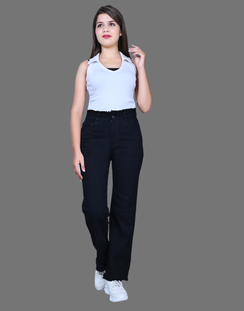 Flipkart black jeans for on sale ladies