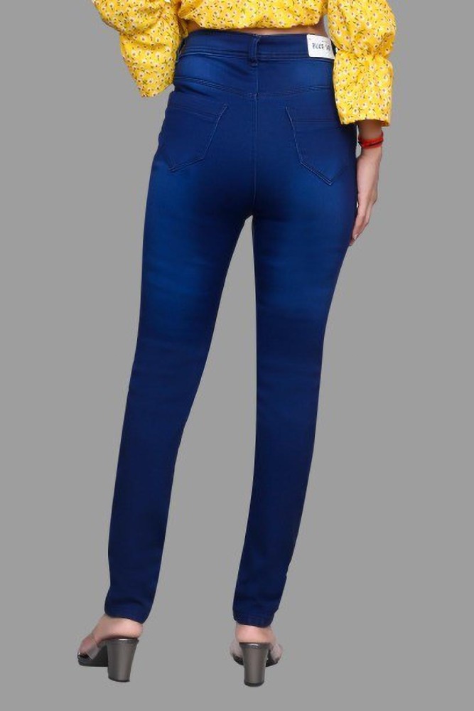 Buy FITG18 Dark Blue Jeans for Women (Waist Size :- 26-30 inch) at