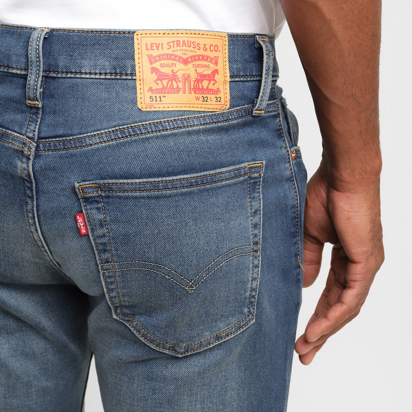 LEVI S Slim Men Blue Jeans Buy LEVI S Slim Men Blue Jeans Online at Best Prices in India Flipkart