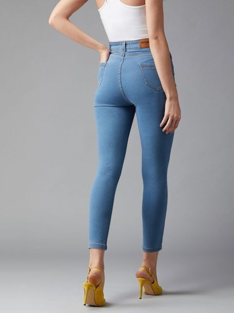 AARAVCLOTHING Skinny Women Light Blue Jeans - Buy AARAVCLOTHING