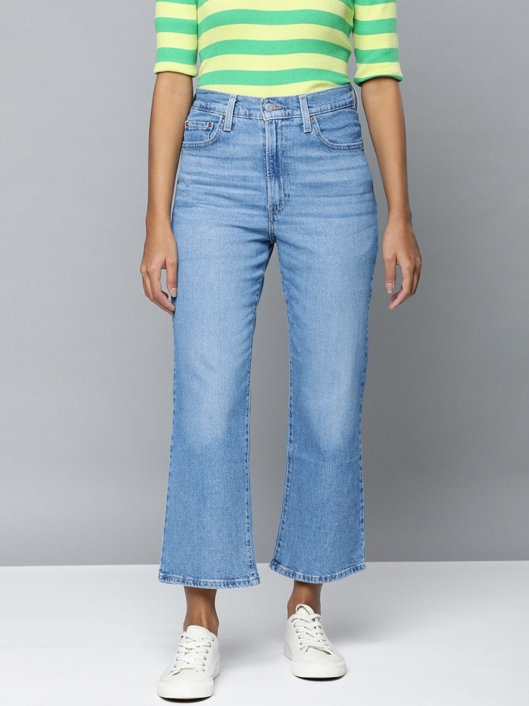 Levi's ribcage cropped sale flare jeans