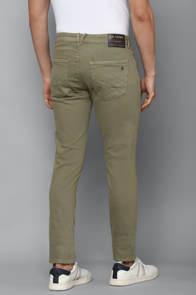 LOUIS PHILIPPE Slim Men Green Jeans Buy LOUIS PHILIPPE Slim Men
