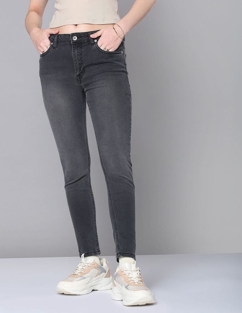 FLYING MACHINE Super Skinny Women Grey Jeans Buy FLYING MACHINE Super Skinny Women Grey Jeans Online at Best Prices in India Flipkart
